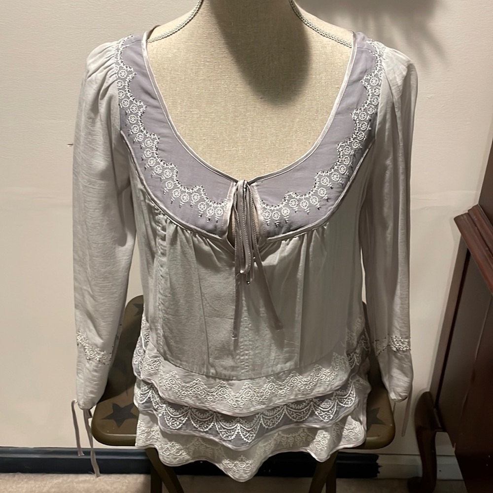 Anthropologie Lithe blouse size 0